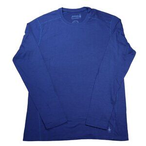 Smartwool Base Layer NWT Mens Size Large Blue All Season Merino Wool $85 MSRP